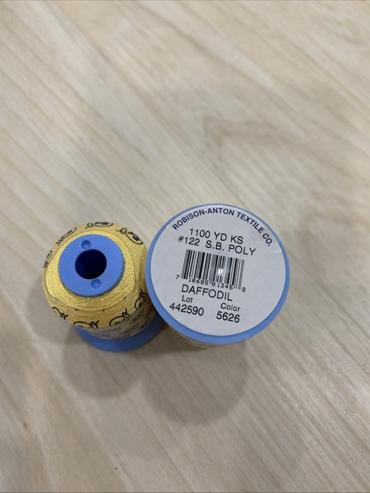 10 Spools of Robison- Anton Embroidery Thread, 1100 yards Polyester