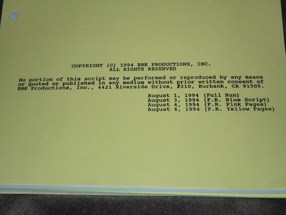 Fortune Hunter "The Winter Star Intercept" Script