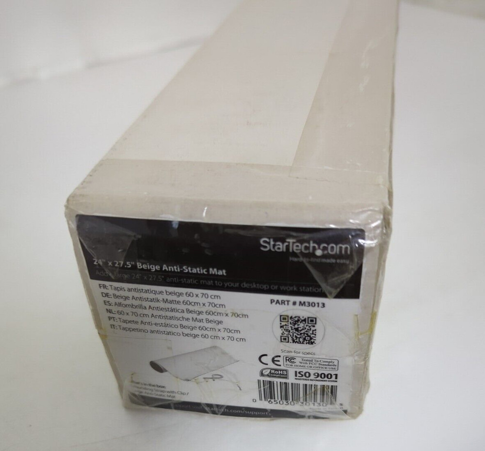StarTech 24" x27.5" Beige Anti-Static Mat M3013
