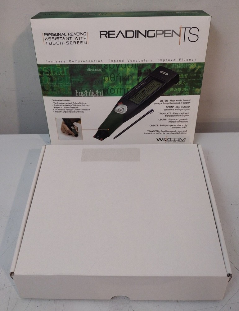 Wizcom ReadingPen TS Text reader ( Personal Reading Assistant With Touch screen)