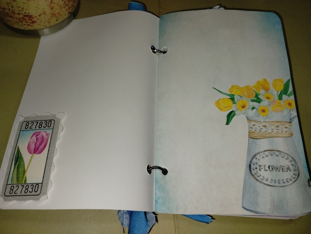 Mini Garden Spring Junk Journal Scrapbook USA