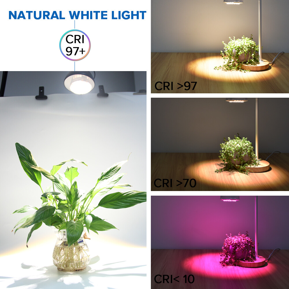SANSI 36W/24W LED Plant Grow Light Bulb PPF 65.6 Full Spectrum Indoor Veg Bloom