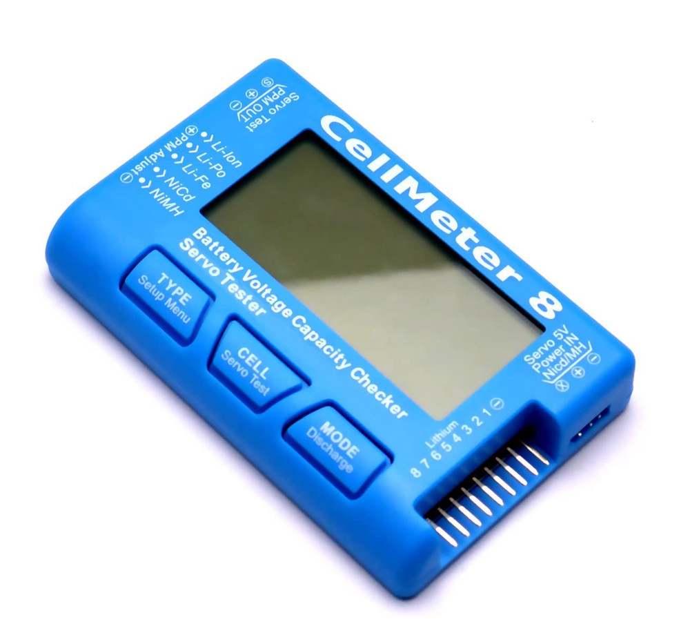 RC Cellmeter 8 Digital Battery Capacity Checker Controller Tester Voltage Tester