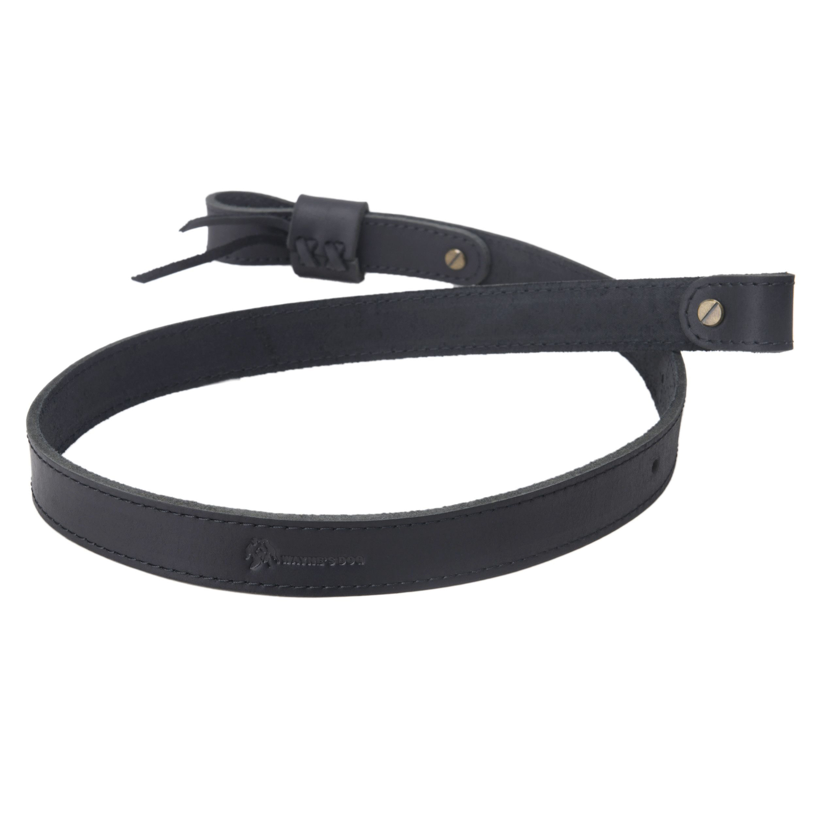 Buffalo Handmade Leather Rifle Sling Shotgun Strap / Metal Swivels Set Hunting