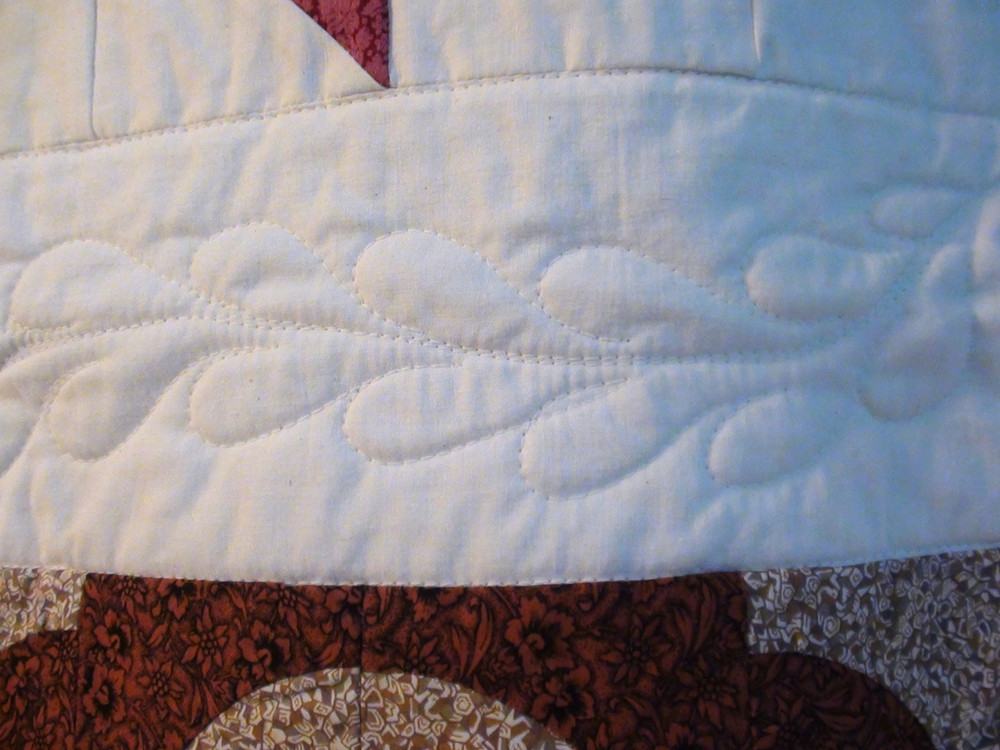 Vintage Handmade Patchwork Quilt 72” X 96” 1970s