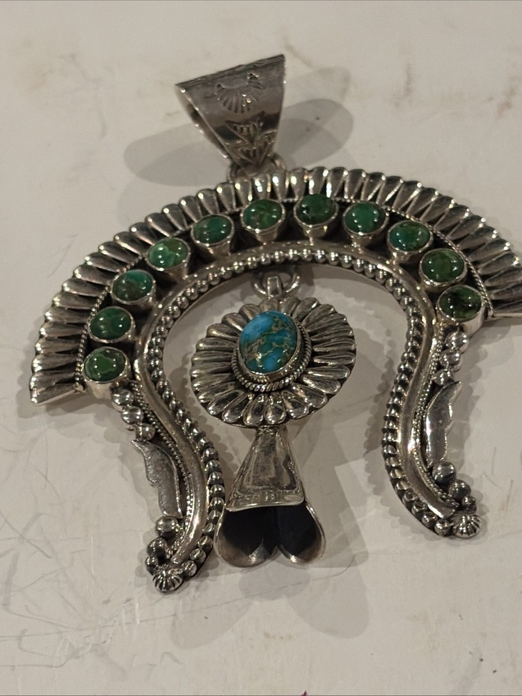 Native American Pendant Sterling