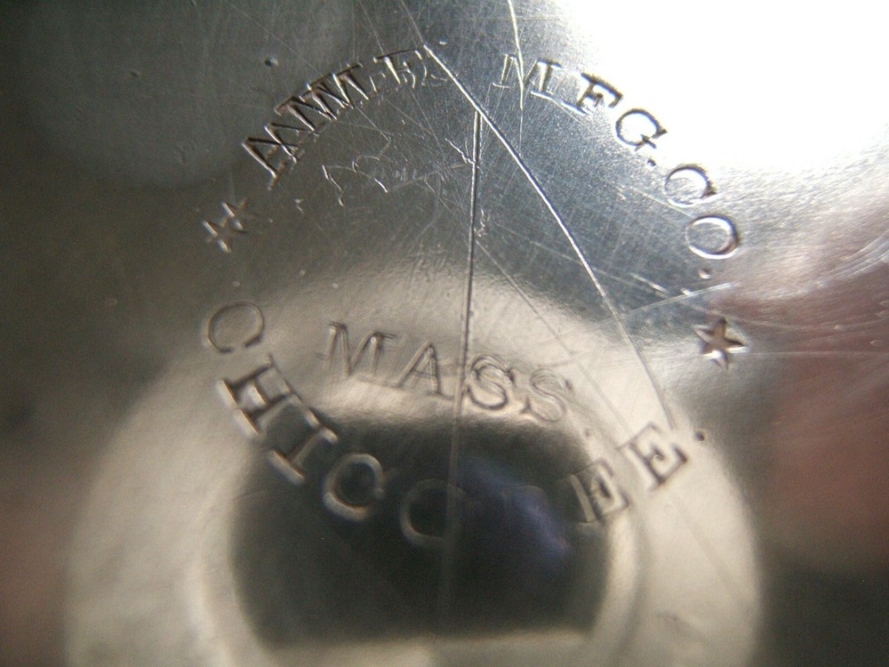 AMES MFG CO SILVER PRESENTATION WATER PITCHER 1863 SWORD MAKER