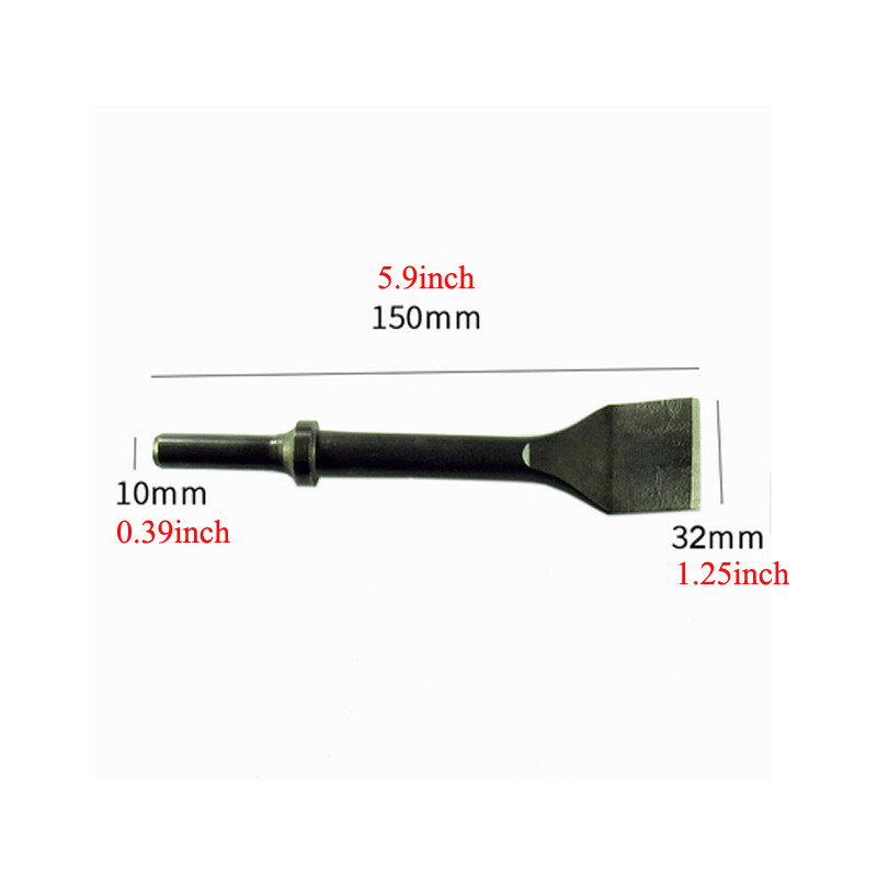 5 PCS Utility Pneumatic Chisel Air Hammer Punch Chipping Bits Set Shank Tool Kit