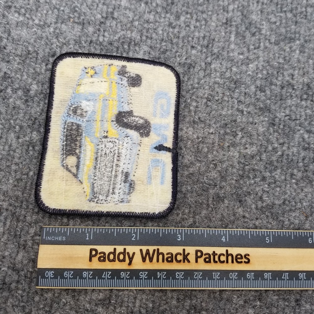 Vintage GMC Van Patch Car Auto 80s AB1