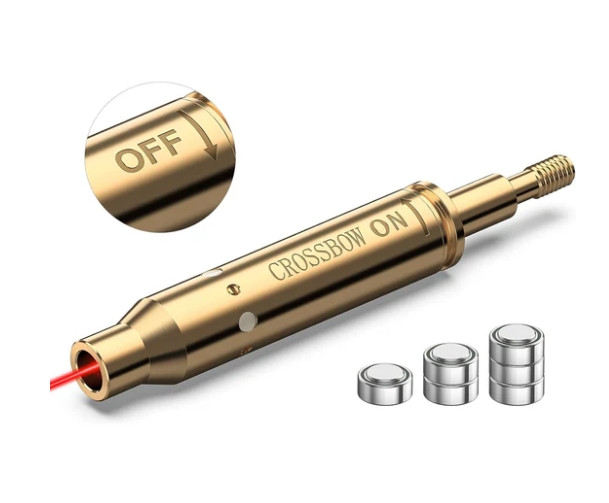 Crossbow Red Laser Bore Sight with On/Off Switch