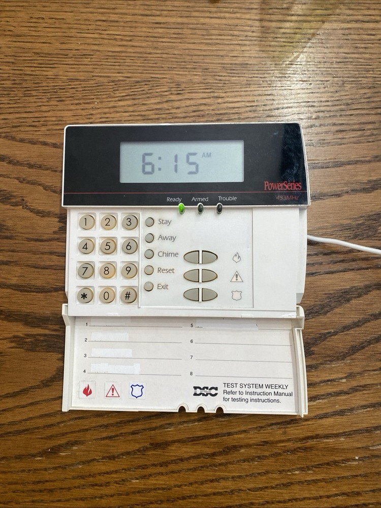 DSC RF5501-433 Keypad With Built In Wireless Receiver