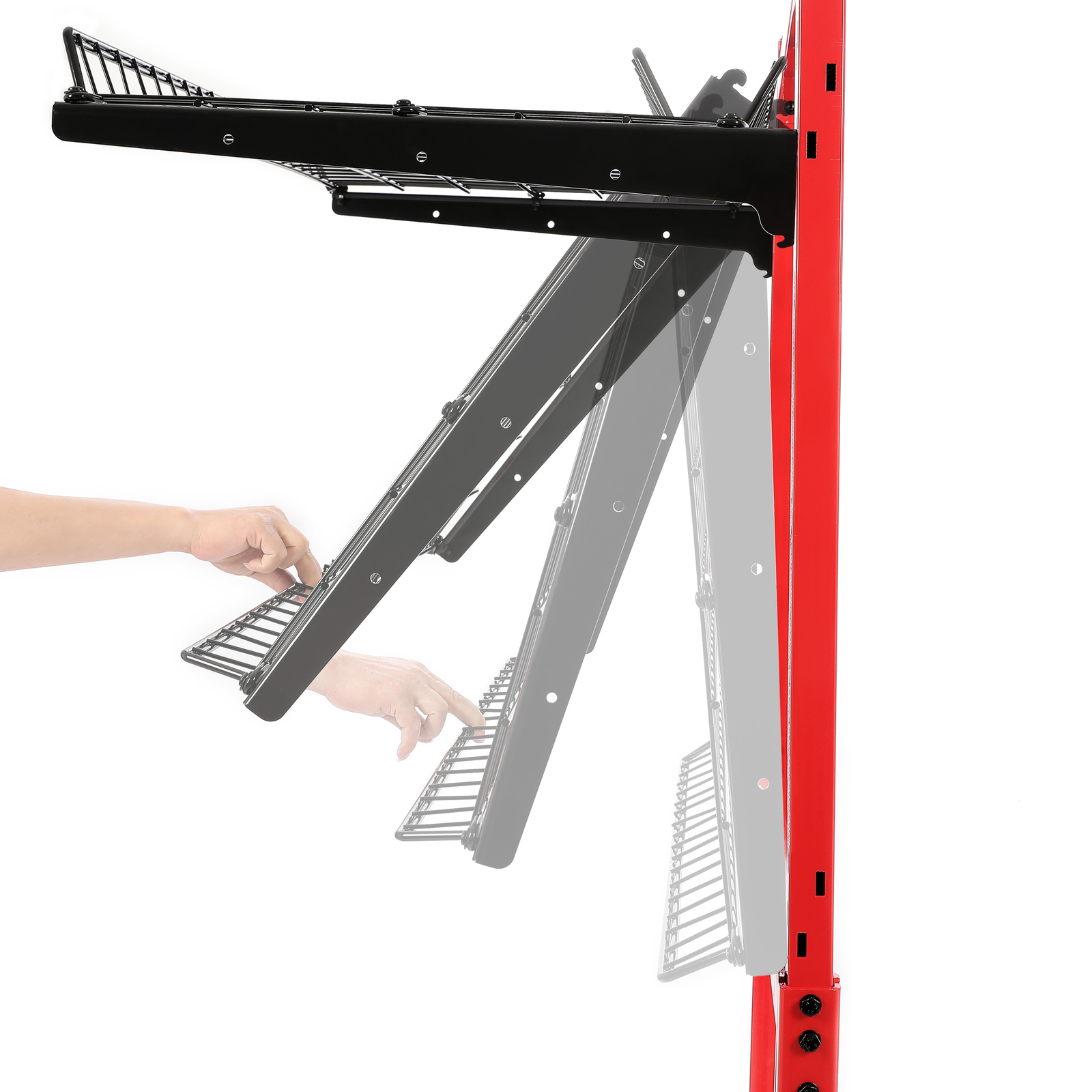 Universal Auto Body Rolling Parts Storage Rack for Repair Shops Garages Cart