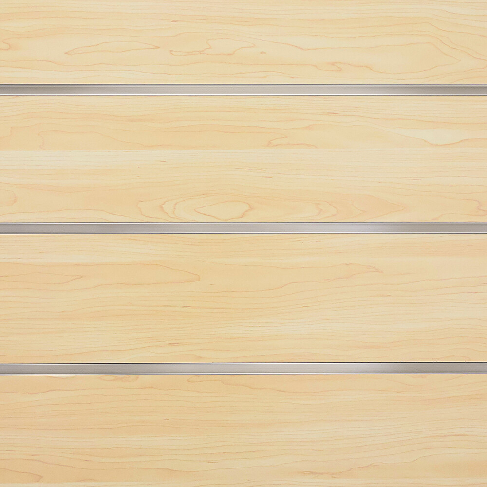 Maple Slatwall Panel 4' x 8' In Stock, Ready to Ship Same Day, Damage Free