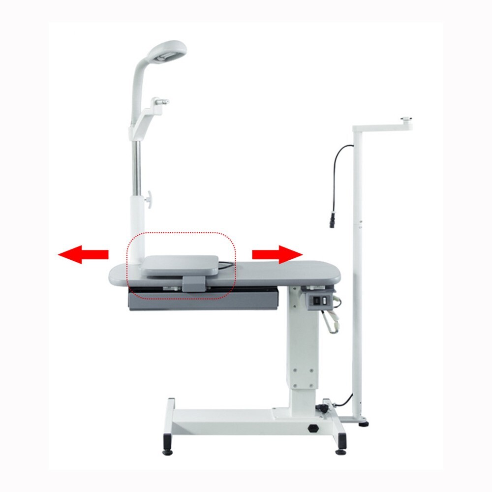 Auto Optometry Ophthalmic Eyeglass Test Stand Combined Table Adjustable Height