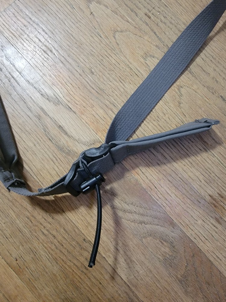 grave solutions rifle sling wolf gray adjustable pull tab