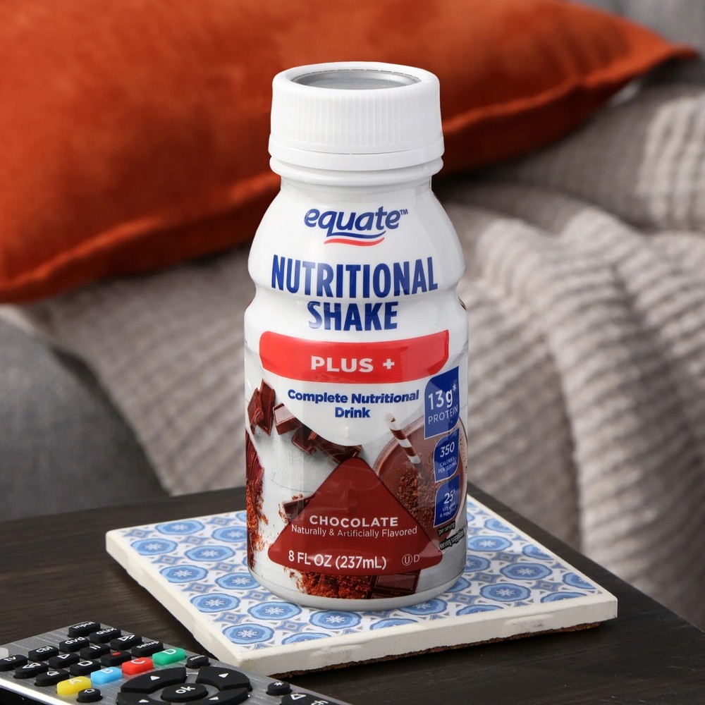 Equate Original Nutritional Shake, Chocolate, 8 fl oz, 6-Pack