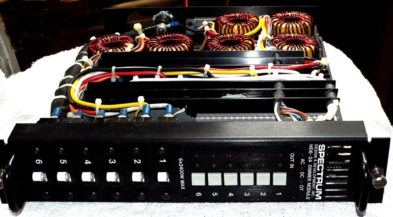 HIGH DENSITY STAGE LIGHTING DIMMER MODULE ( 6 X 2400W ) "NEW"