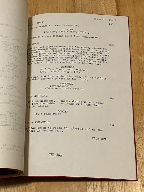 GARRISON'S GORILLAS TV Script The Expendables REVISED FINAL DRAFT August 1967