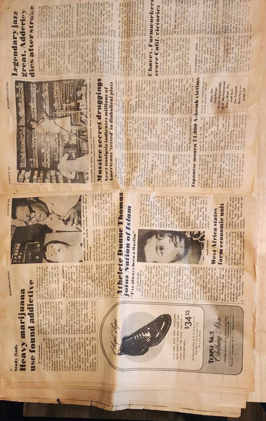 Muhammad Speaks newspaper August 29, 1975