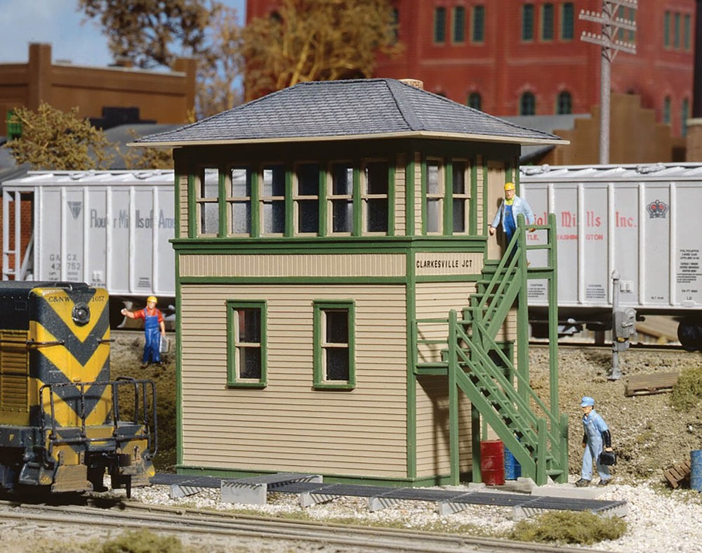 Walthers Cornerstone HO Scale Building/Structure Kit Interlocking Switch Tower
