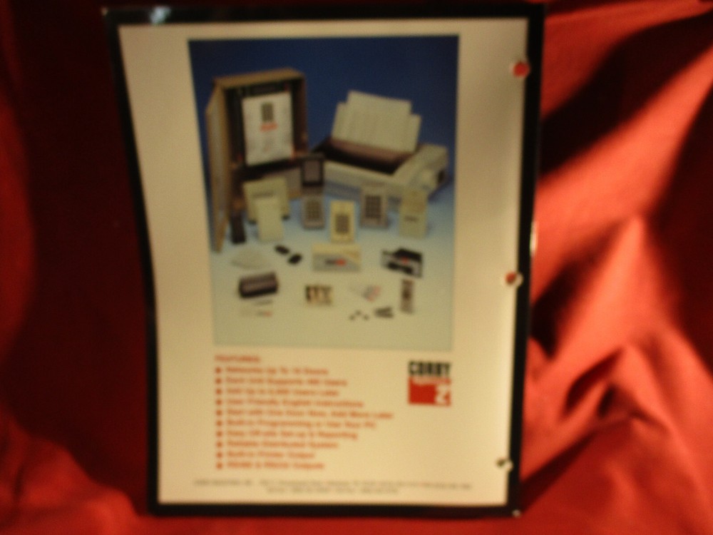 Corby Access control system 2 Installation/Programming Manual NEW