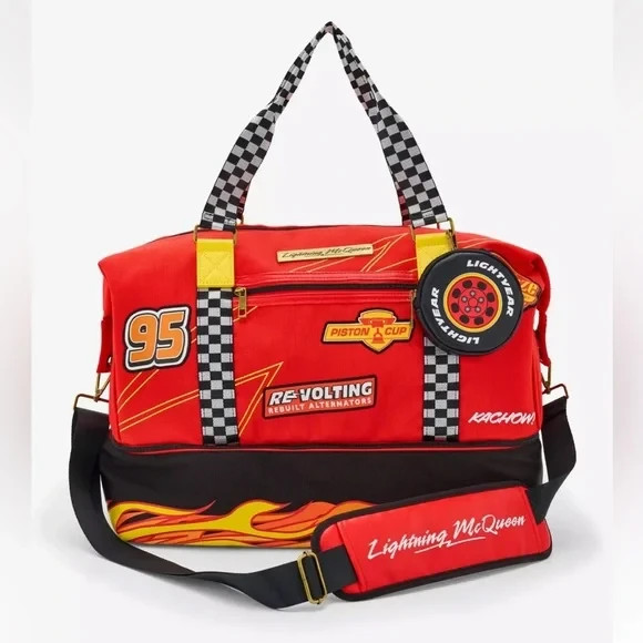 Disney Pixar Cars Lightning McQueen Icons Duffle Bag - BoxLunch Exclusive