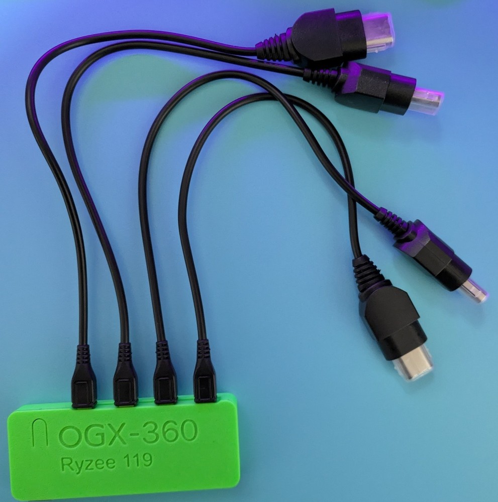 OGX-360 4-Channel Controller Adapter for Original Xbox