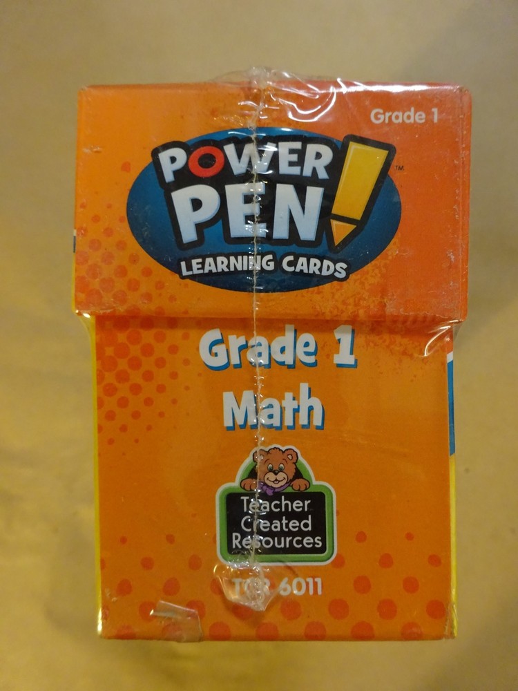 Power Pen Learning Cards Teacher Created Resources Grade 1 Math