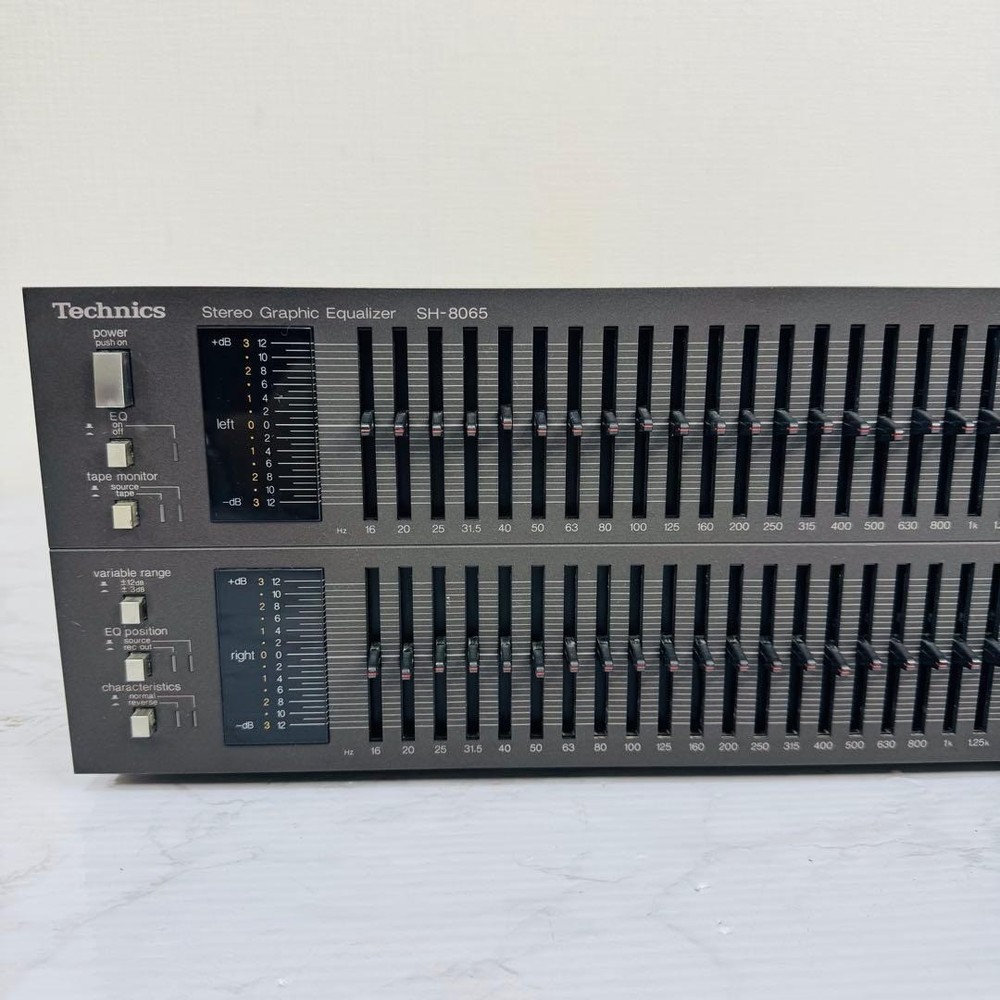 Technics SH-8065 Stereo Graphic Equalizer 31-Band Black Good GP