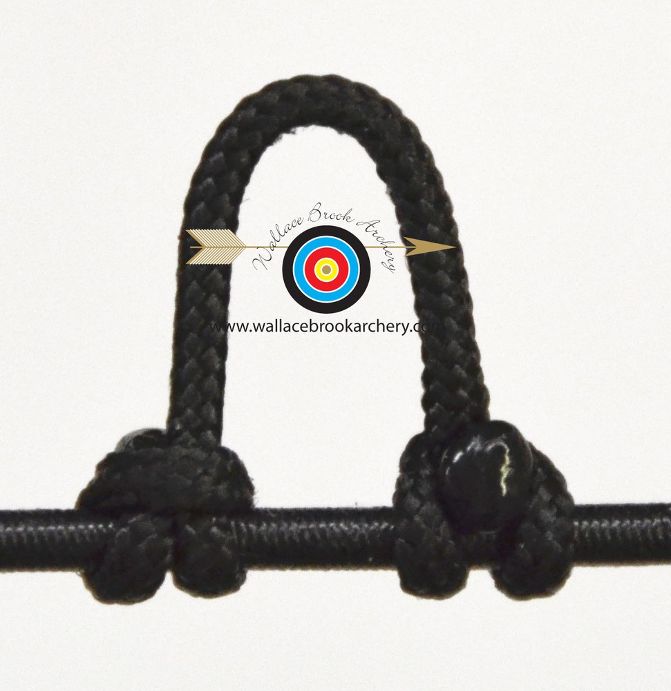 Black Archery Release Bow String Nock D Loop Bowstring BCY #24