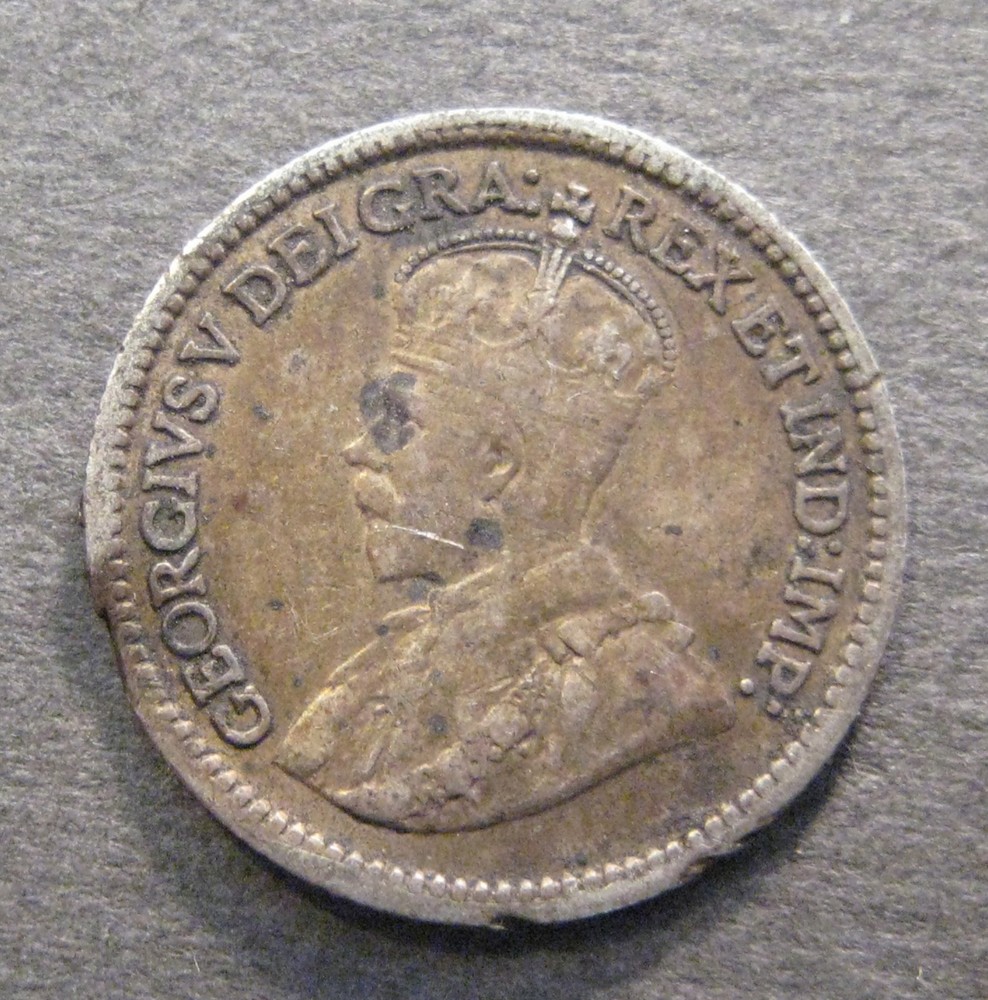 1912 Canada 5 Cents - Silver -  (L457)