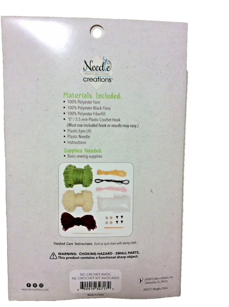 Needle Creations Crochet Kit “Avocado”