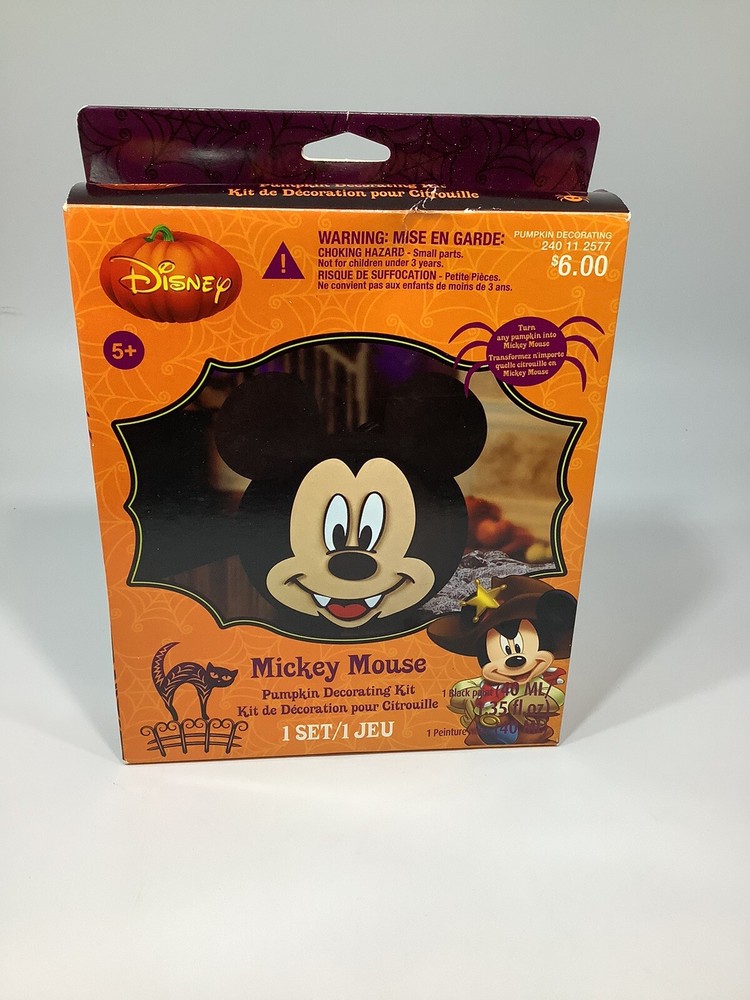 Halloween Disney Pumpkin Decorating Kit Mickey Mouse