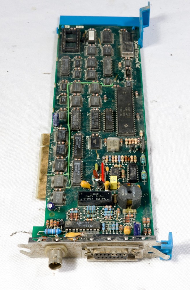 Vintage 3COM Etherlink/MC ethernet adapter 16 bit microchannel ISAD57