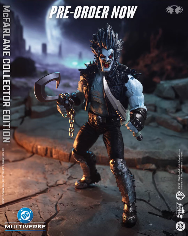 Ready！McFarlane DC Multiverse Collectors Edition Lobo & Dolphin MINT