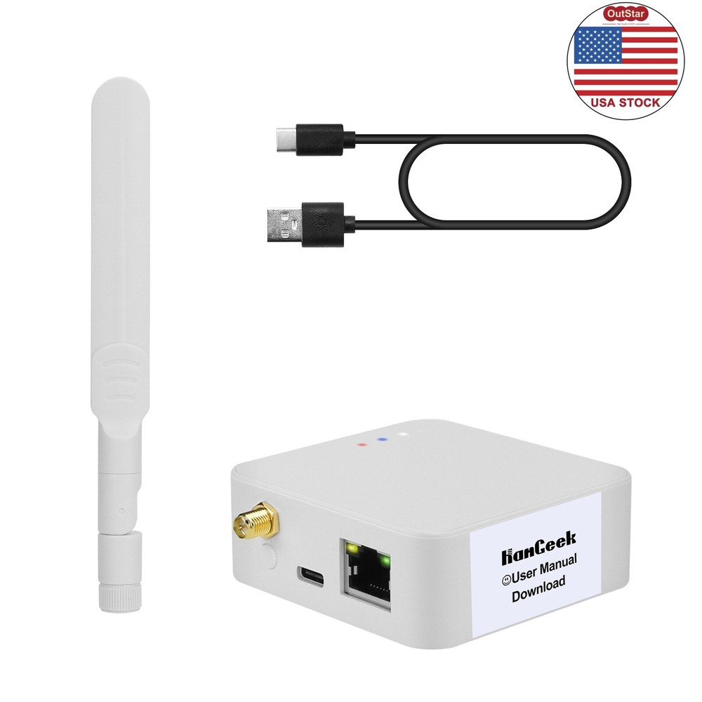 HamGeek HMG-01 Plus POE White Universal ZigBee Gateway ZigBee Coordinator -USA