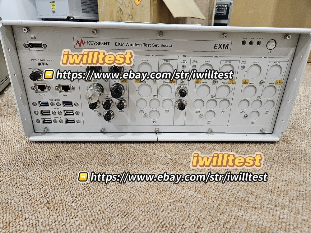 Agilent Keysight E6640A EXM Wireless Test Set Two modules/ *IW