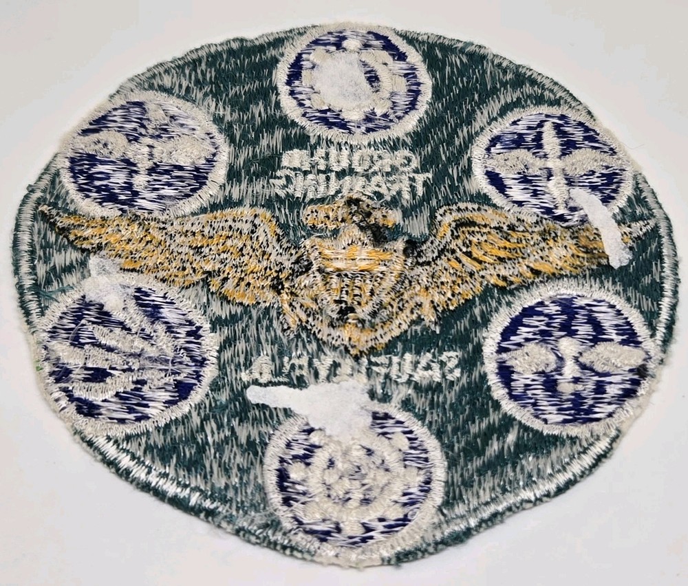 VINTAGE ORIGINAL GROUND TRAINING SAUFLEY FIELD PATCH