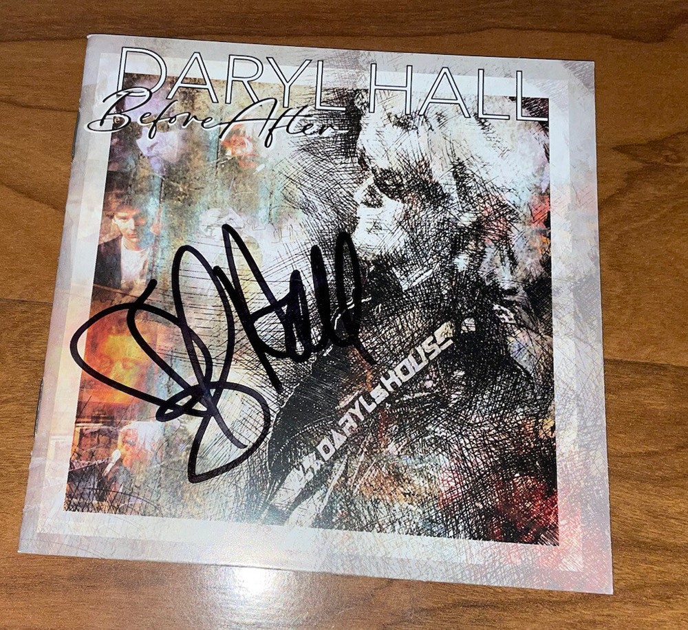 Daryl Hall Signed CD Before After Hall And Oates