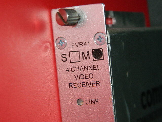 COMNET FVR41 (M) 4-CHANNEL DIGITALLY ENCODED VIDEO MULTIPLEXER RECEIVER