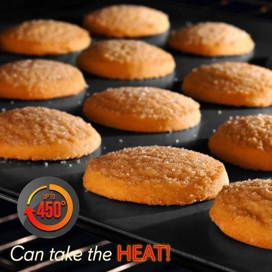 Nutrichef Steel Nonstick Bakeware, 8 Piece Set, Black Set NCSBS8S