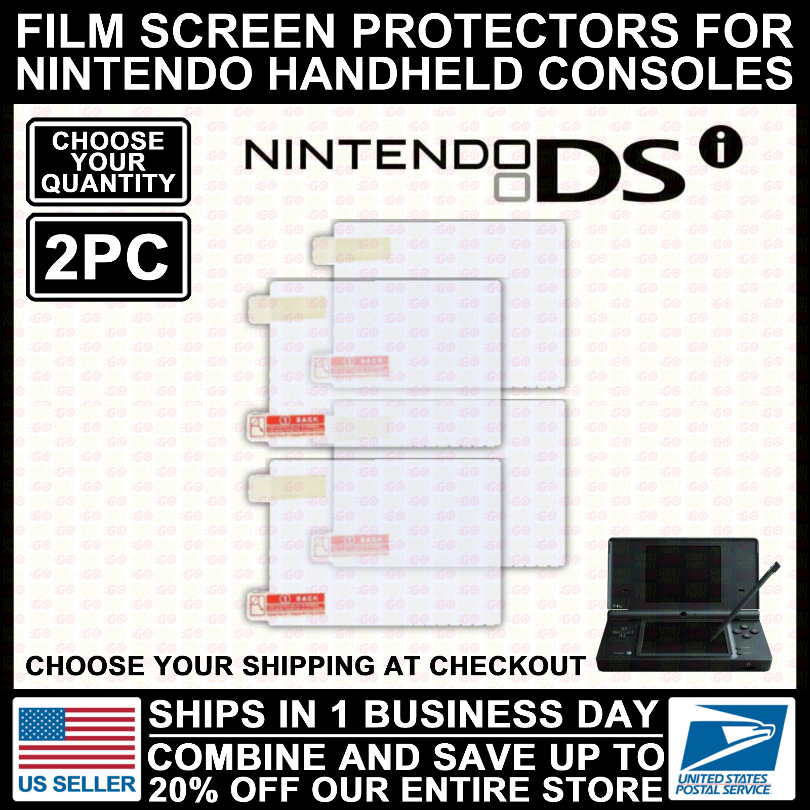 Film Plastic Screen Protector For Nintendo DSi NDSi Model Console