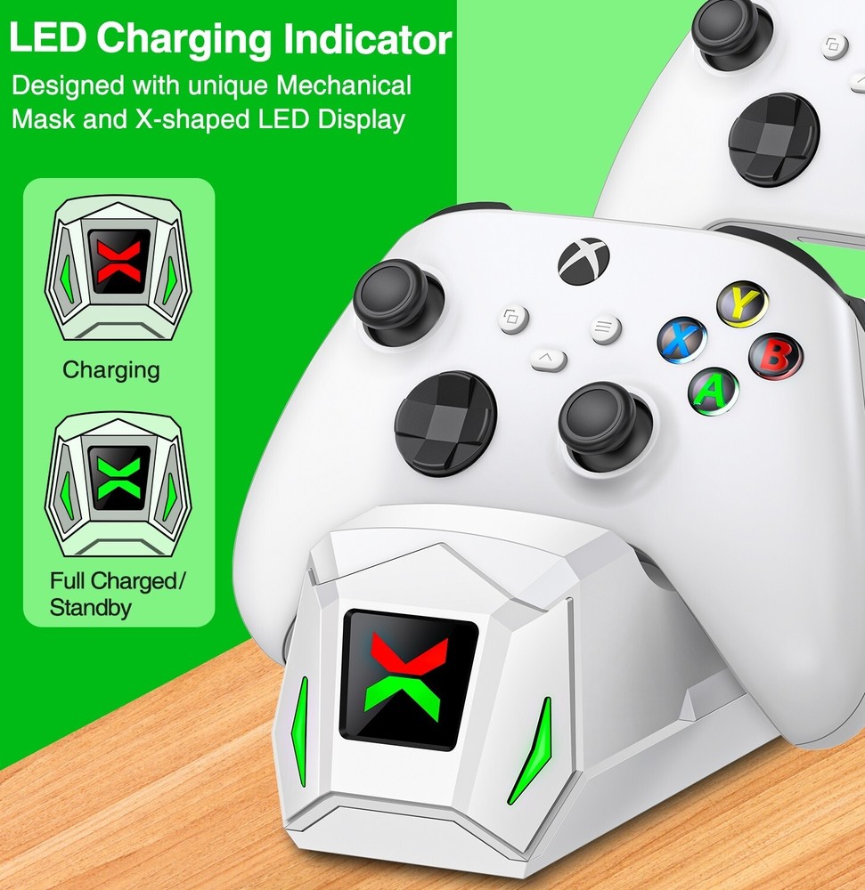 Rechargeable Battery Pack+Charging Dock For Xbox One Xbox Series X S Controller