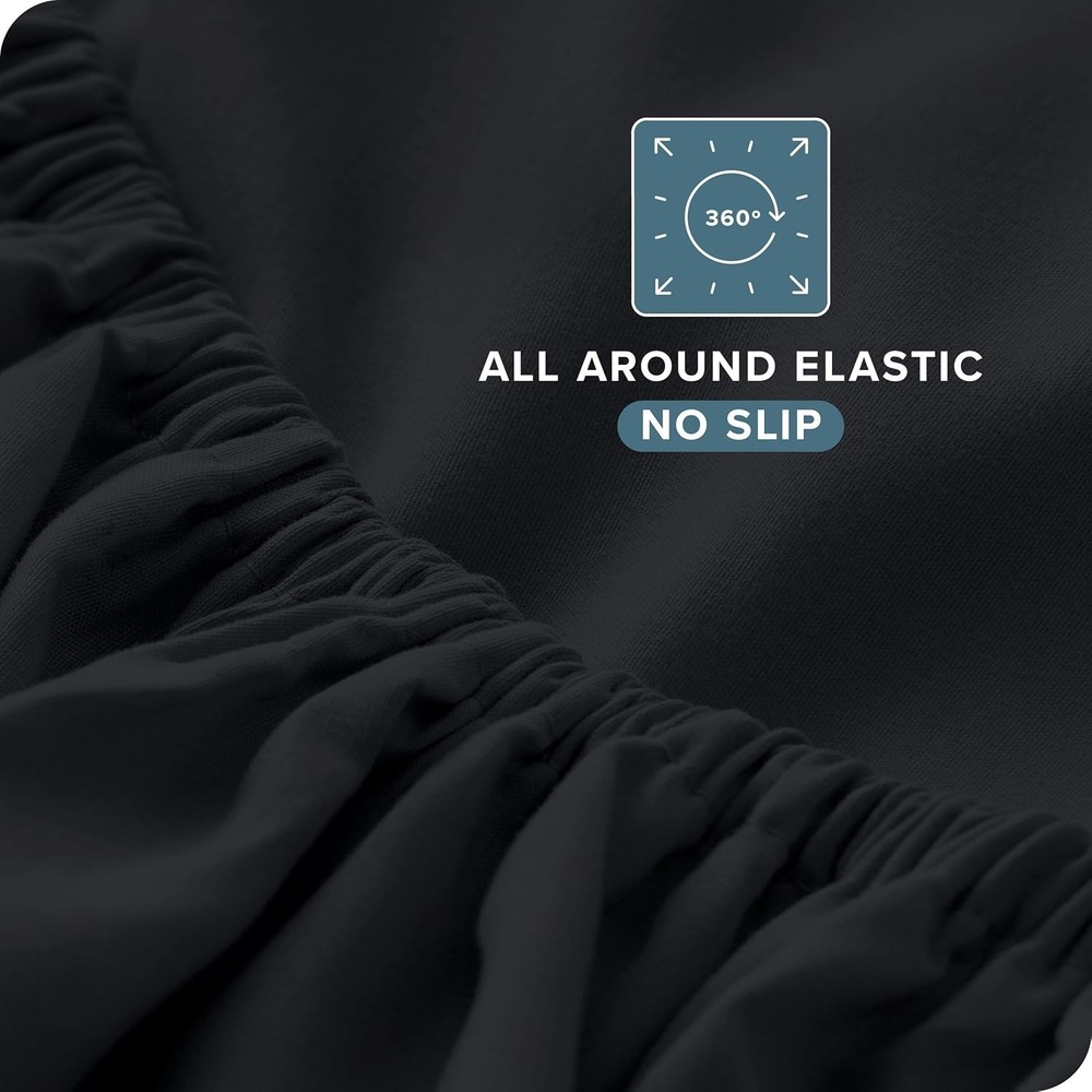 Luxury 1800 Thread Count Queen Sheet Set - Ultra-Soft Microfiber, Deep Pockets