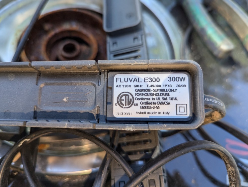 2 Fluval E300 Watt Electronic Heater