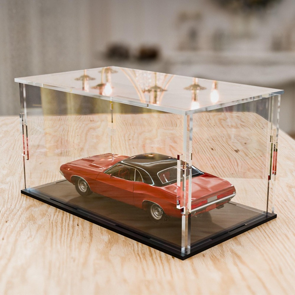 Acrylic Model Car Display Case Storage Case Stackable Dustproof Countertop