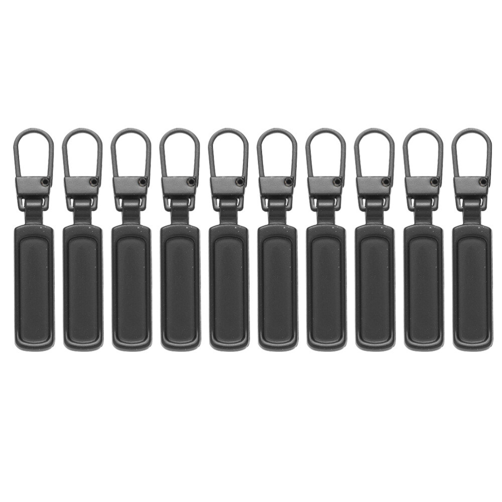 10Pcs Detachable Zipper Pull Alloy Backpacks Pulls Jackets Zippers Pulls