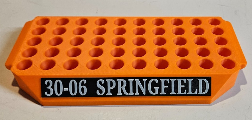 Reloading Tray for 30-06 Springfield or similar size - Select Color