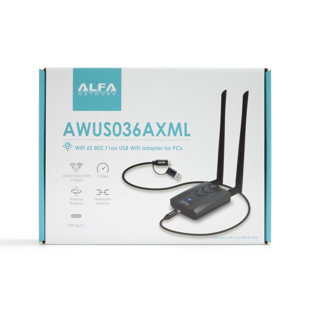 AWUS036AXML Alfa USB Adapter