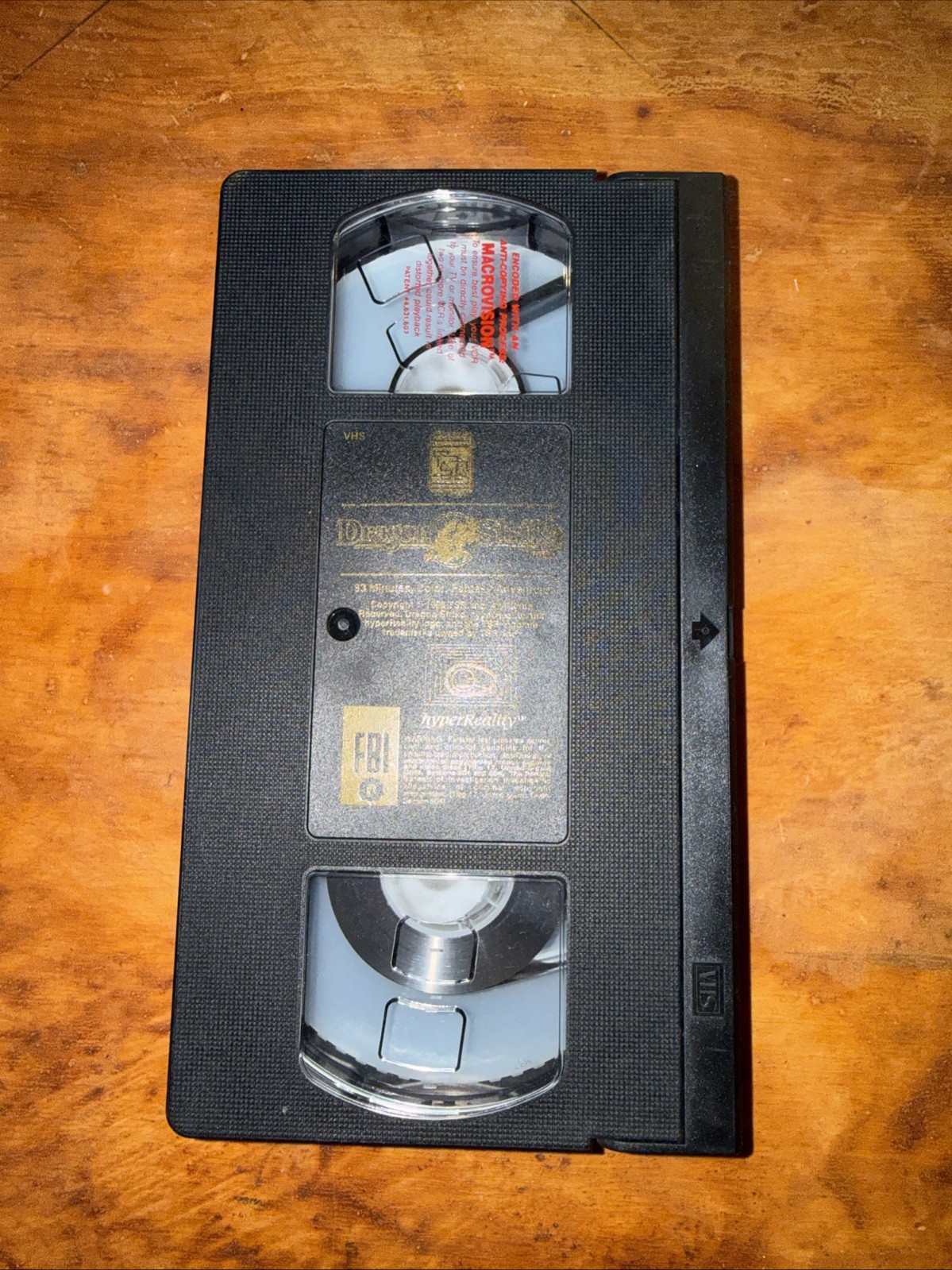 Original Dragon Strike 1993 TSR Board RPG Game VHS Cassette Tape & Slip Cover